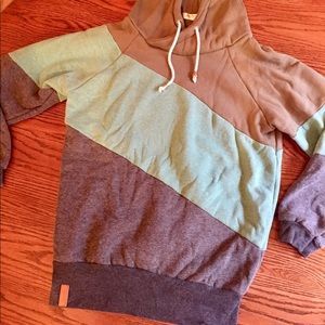 Tri colored hoodie